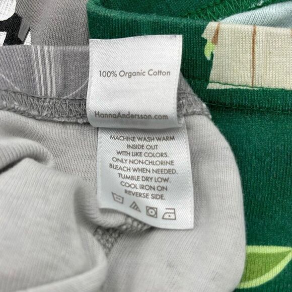 Hanna Andersson Long Johns The Child Grogu lot of two pair - Kids EU 100 / US 4 - Picture 10 of 10